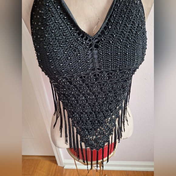 MKM Designs Black Sequin Top - Picture 7 of 11